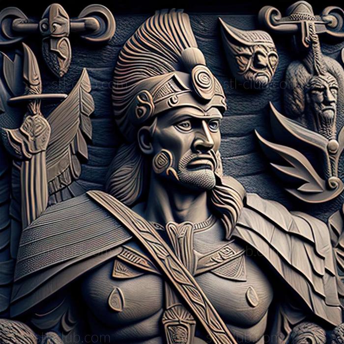 3D model Kurgan in Russia (STL)